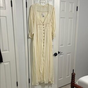 FREE PEOPLE CREAM MAXI